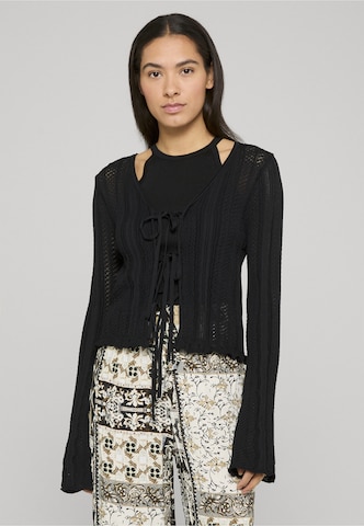 Cardigan Estelou en noir : devant