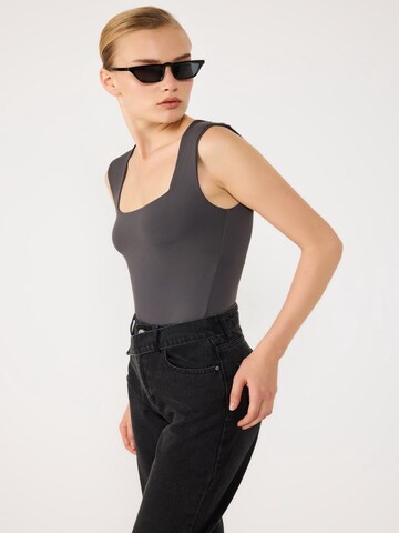 No Matter What Bodysuit in Grey