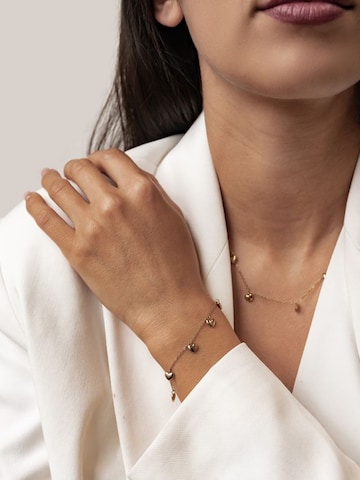 Braccialetto 'Heart Parade' di Hey Happiness in oro