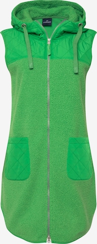 LAURASØN Vest in Green: front