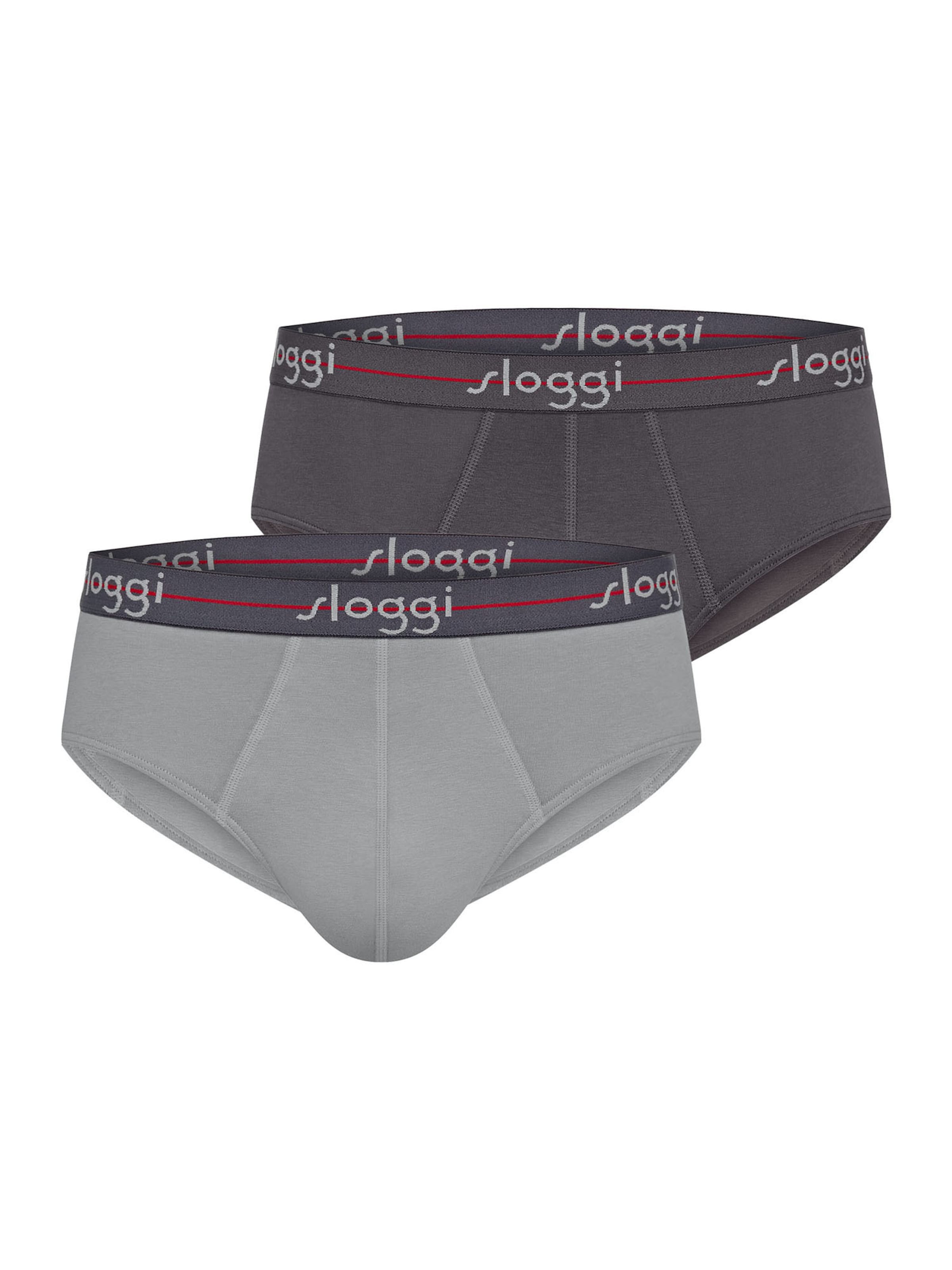 SLOGGI Slip in Grau: Vorderseite