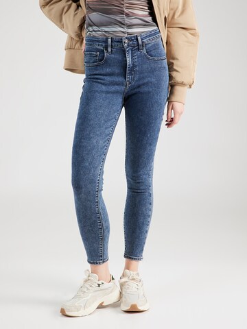 LEVI'S ® Skinny Jeans '721 High Rise Skinny' in Blauw: voorkant