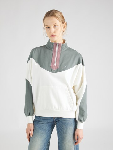 Sweat-shirt 'Vera' mazine en beige : devant