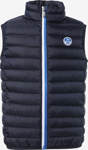 Gilet de sport North Sails en bleu : devant