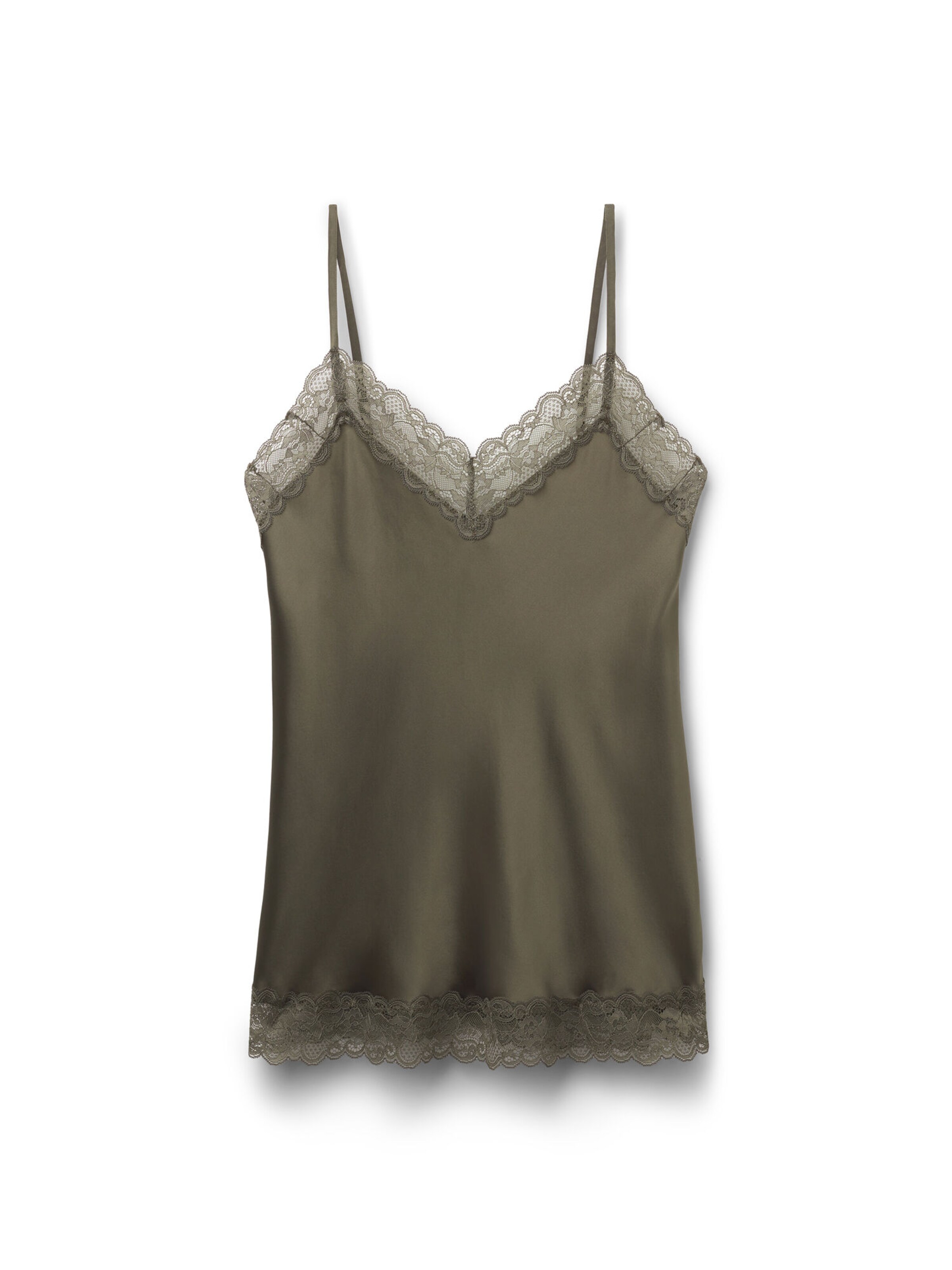 INTIMISSIMI Pajama Shirt in Green: front