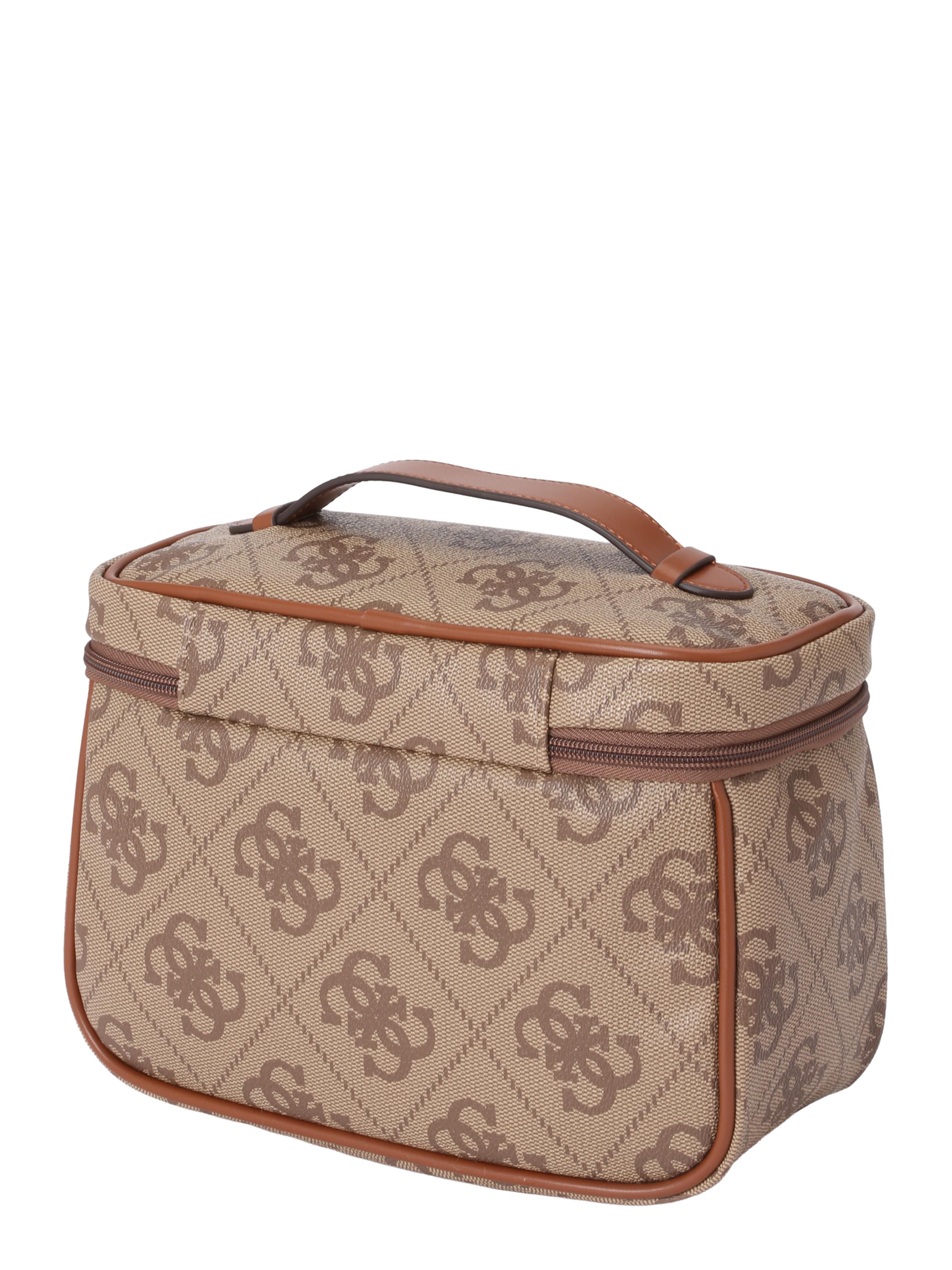 GUESS Toaletna torbica 'ERENIA' | rjava barva