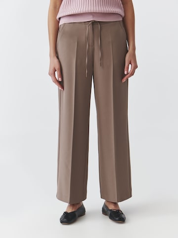 TATUUM - Loosefit Pantalón 'LUZO' en beige: frente