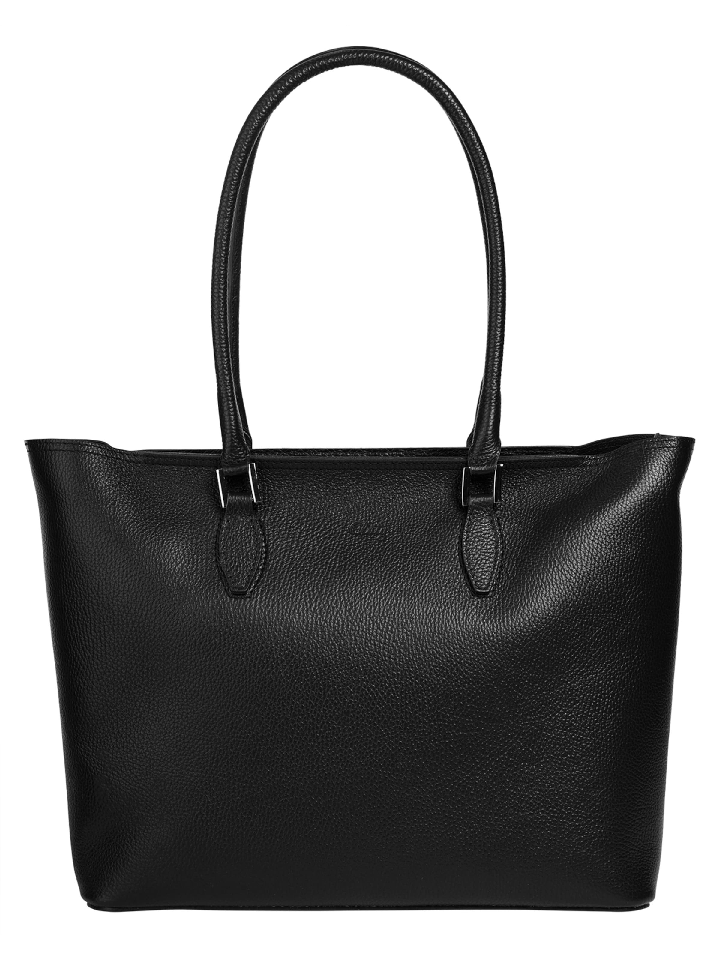 Cabas Cluty en noir : devant