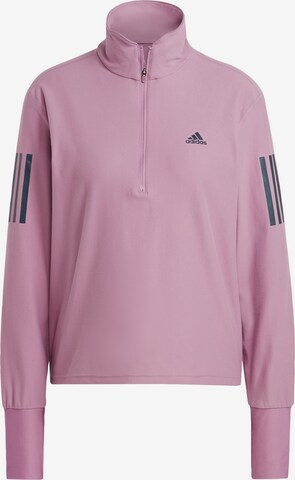 ADIDAS SPORTSWEAR Sportsweatshirt 'Own The Run ' in Pink: predná strana