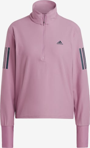 ADIDAS PERFORMANCE Athletic Sweatshirt 'Own The Run ' in Pink: front