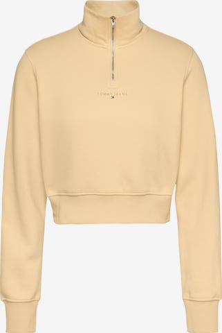 Tommy Jeans Sweatshirt i gul: framsida