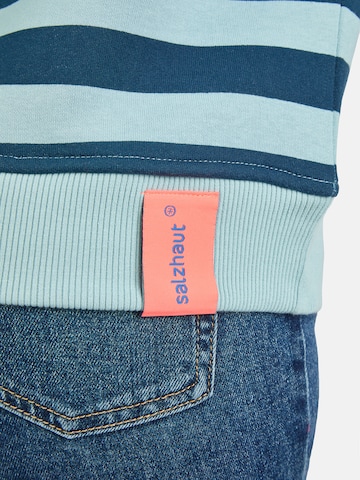 salzhaut Sweatshirt 'Veermaster' in Blauw