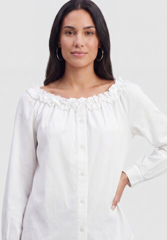 Chemisier usha BLACK LABEL en blanc