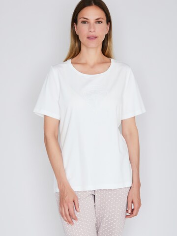 T-shirt ' Cosy ' JOOP! en blanc : devant
