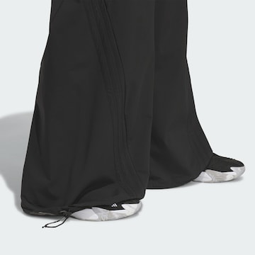 Wide Leg Pantalon de sport ADIDAS PERFORMANCE en noir