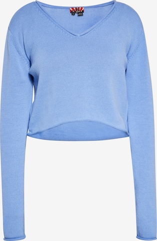 myMo ROCKS Sweater in Blue: front