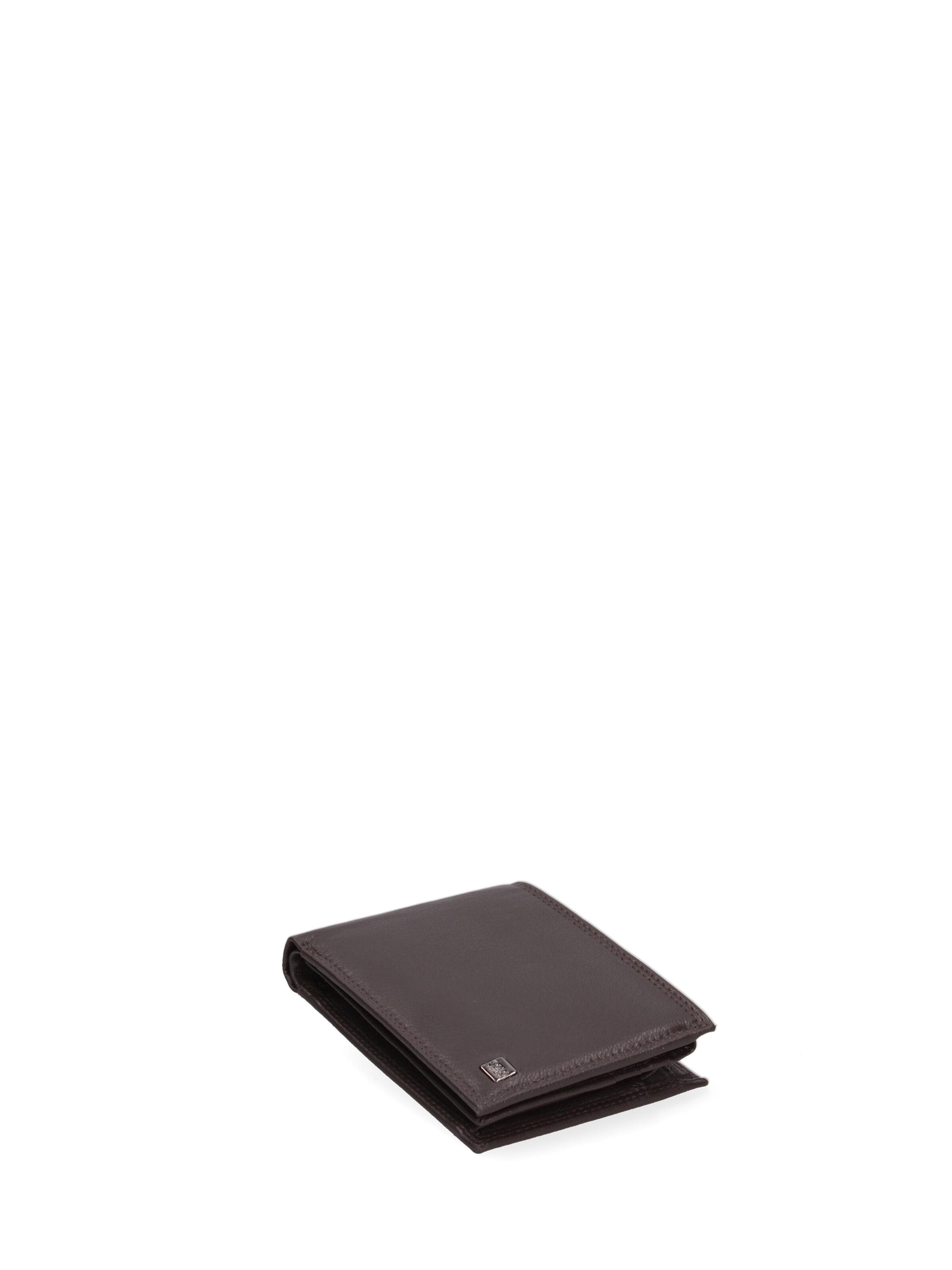Portamonete 'Portafoglio Uomo Vera Pelle - Solo Soprani Slim Compatto 12x9,5 cm' di Solo Soprani in marrone