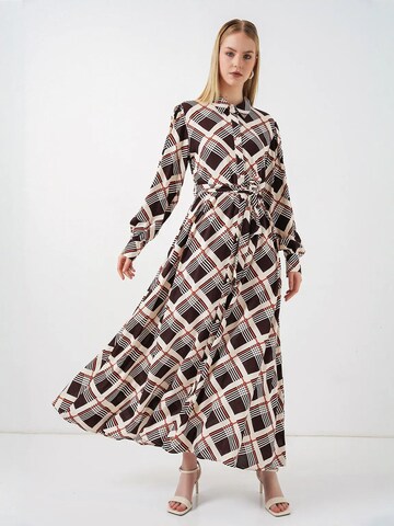 Bigdart Midi Kleid in Mischfarben: Vorderseite