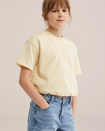 WE Fashion Футболка в Желтый: спереди