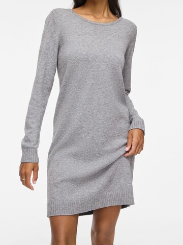 VILA Knitted dress 'RIL' in Grey