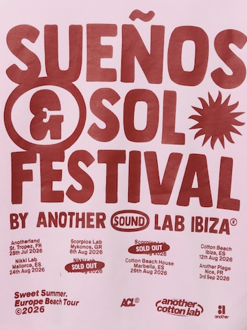 Another Cotton Lab Sweatshirt 'Suenos Sol Festival' in Pink