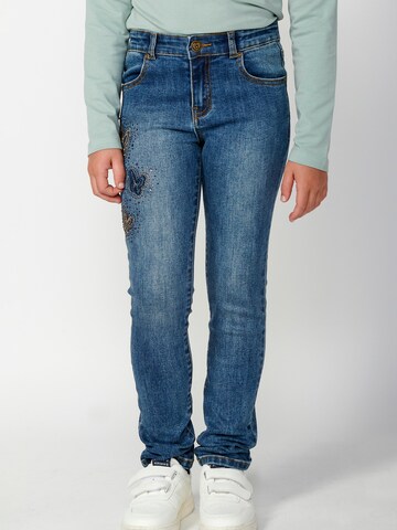 KOROSHI Regular Jeans in Blau: Vorderseite