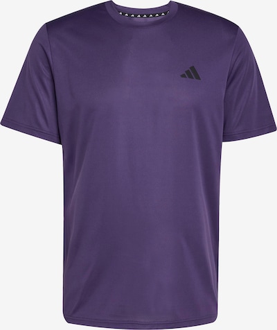 ADIDAS PERFORMANCE Toiminnallinen paita 'Train Essentials' värissä tummanvioletti / musta, Tuotenäkymä