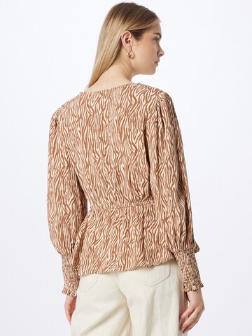 River Island - Blusa en marrón