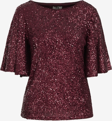 purpurinė WE Fashion Marškinėliai: priekis