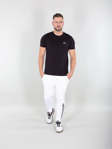 ALPHA INDUSTRIES Tapered Trousers in White