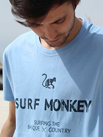 Surf Monkey Shirt in Blau