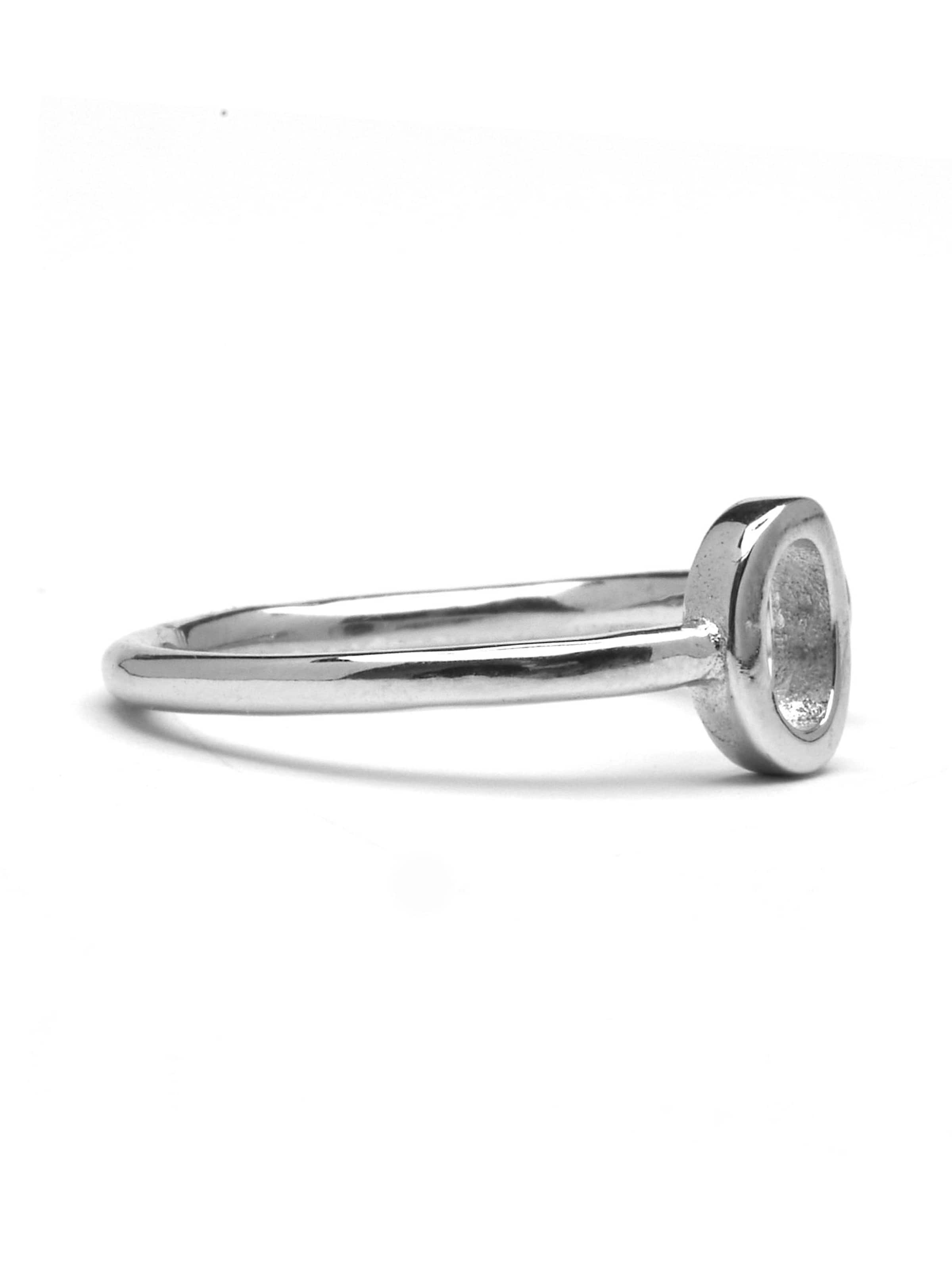 Bague 'Alphabet O' Luxenter en argent