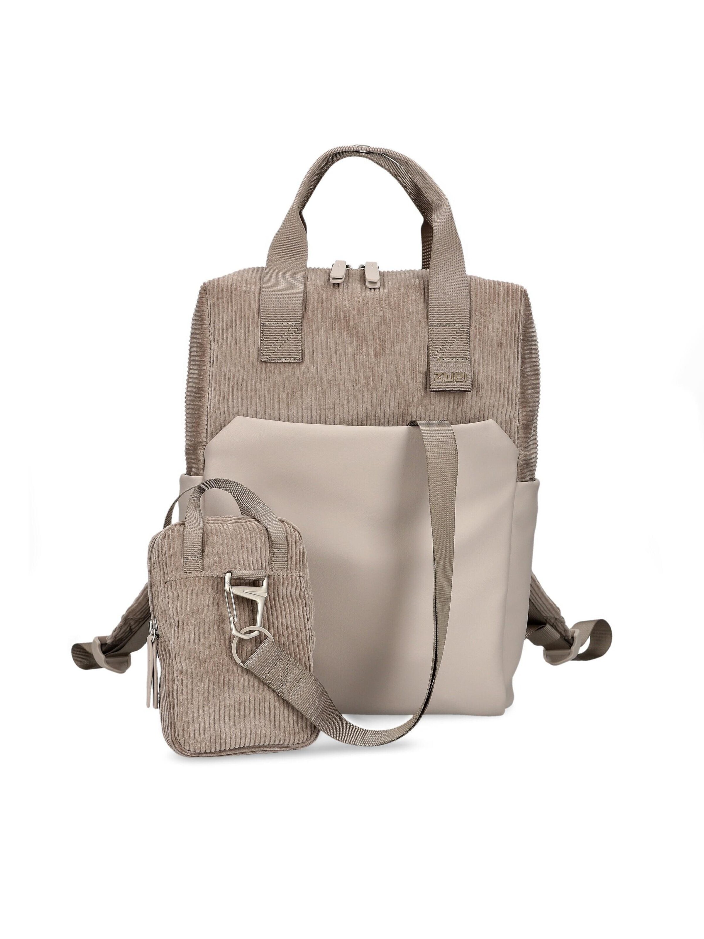ZWEI Rucksack 'LOU LUR130' in Braun