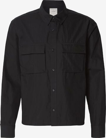 juoda Calvin Klein Standartinis modelis Marškiniai: priekis