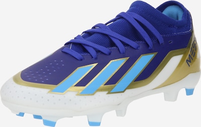 ADIDAS PERFORMANCE Soccer Cleats 'X Crazyfast Messi League' in Blue / Light blue / Gold / White, Item view