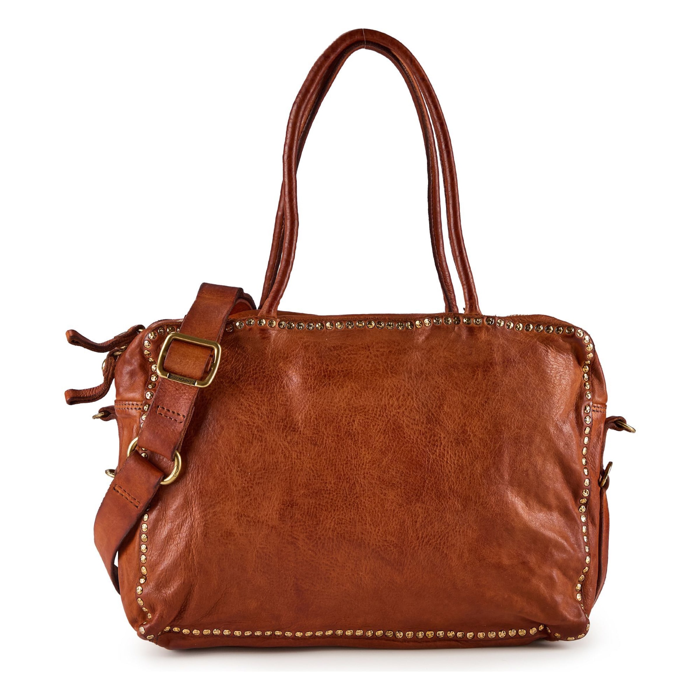 Campomaggi Shoulder Bag 'Simona' in Brown: front