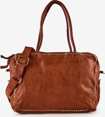 Campomaggi Shoulder Bag 'Simona' in Brown: front
