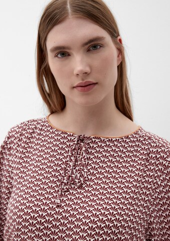 TRIANGLE Blouse in Rood