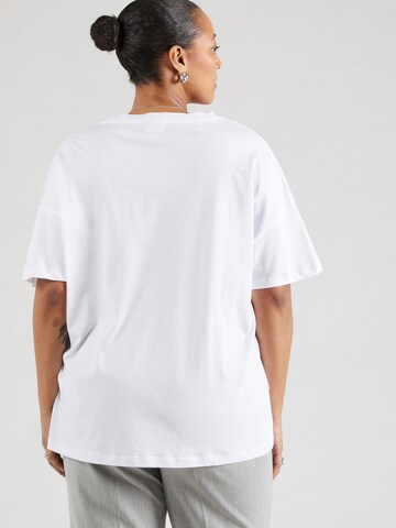 T-shirt 'NMIDA' Noisy May Curve en blanc
