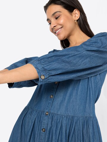 Warehouse Shirt dress in Blue