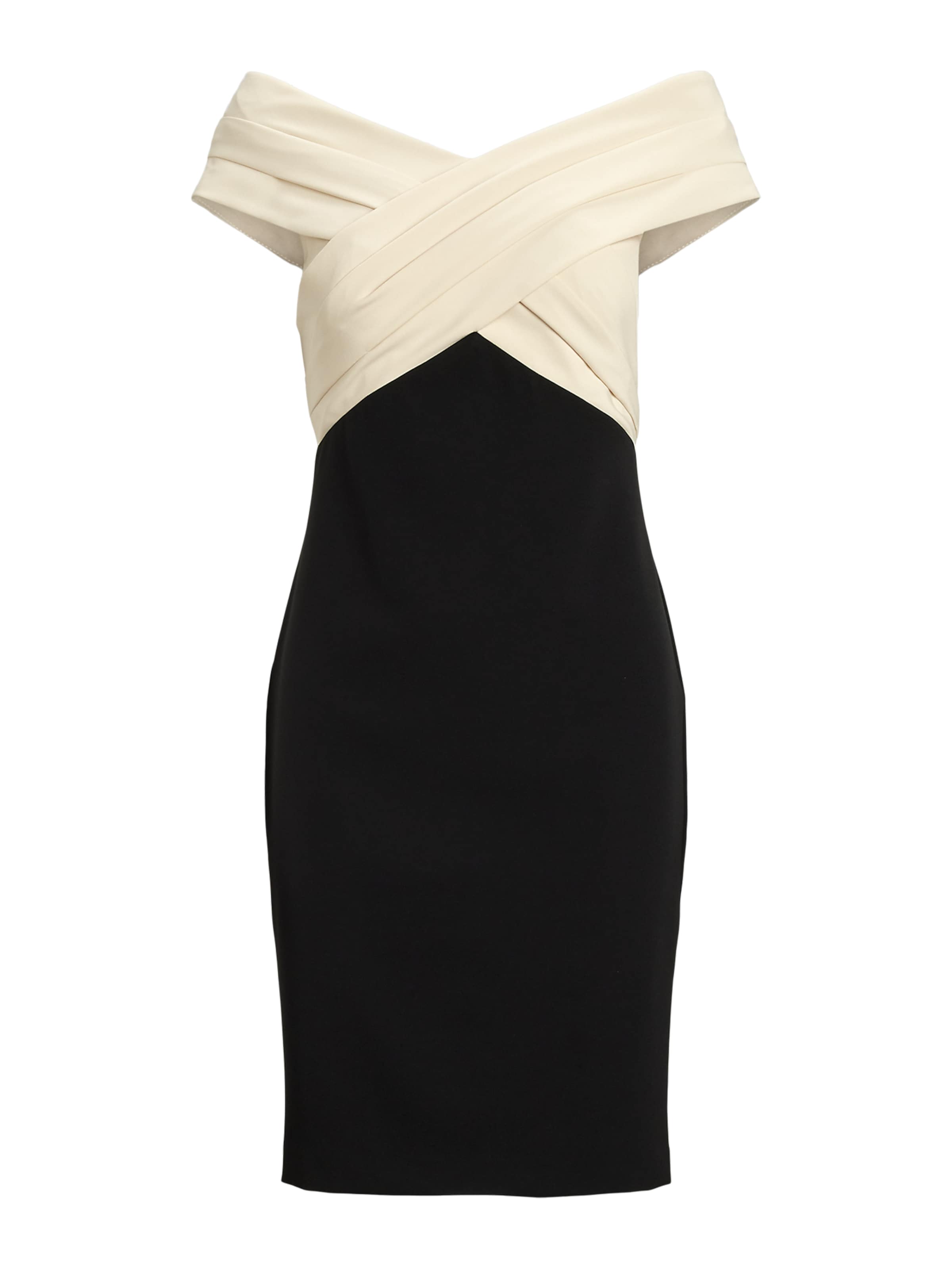 Lauren Ralph Lauren Koktejlové šaty – černá: přední strana