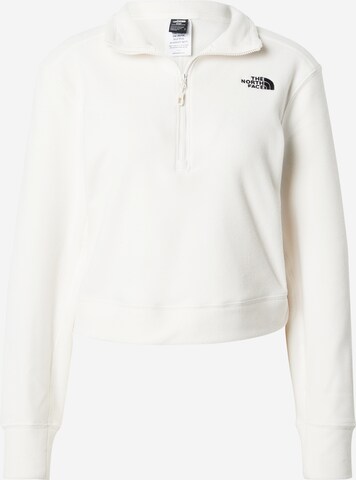 THE NORTH FACE Sportpullover '100 Glacier' in Weiß: predná strana