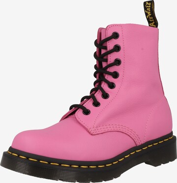 Bottines à lacets '1460 Pascal' Dr. Martens en rose : devant