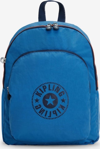 KIPLING - Mochila 'Curtis' em azul: frente