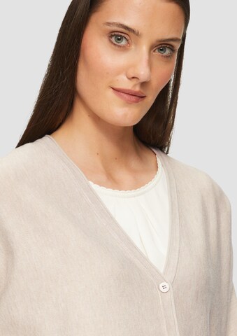 s.Oliver BLACK LABEL Strickjacke in Beige