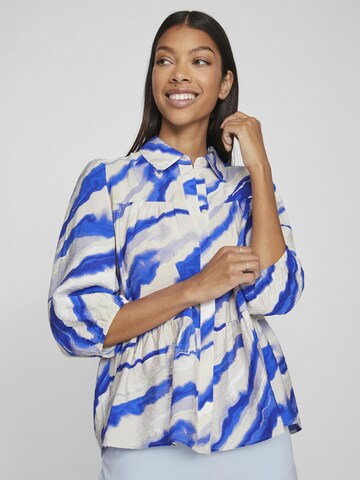 VILA Blouse in Blauw: voorkant