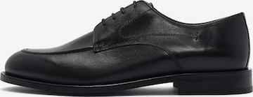 Scarpa stringata di Derimod in nero: frontale