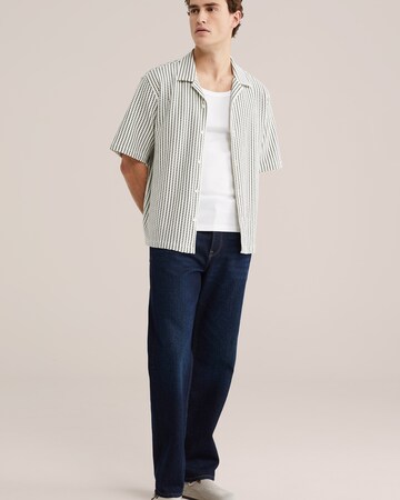 WE Fashion Comfort fit Srajca | zelena barva