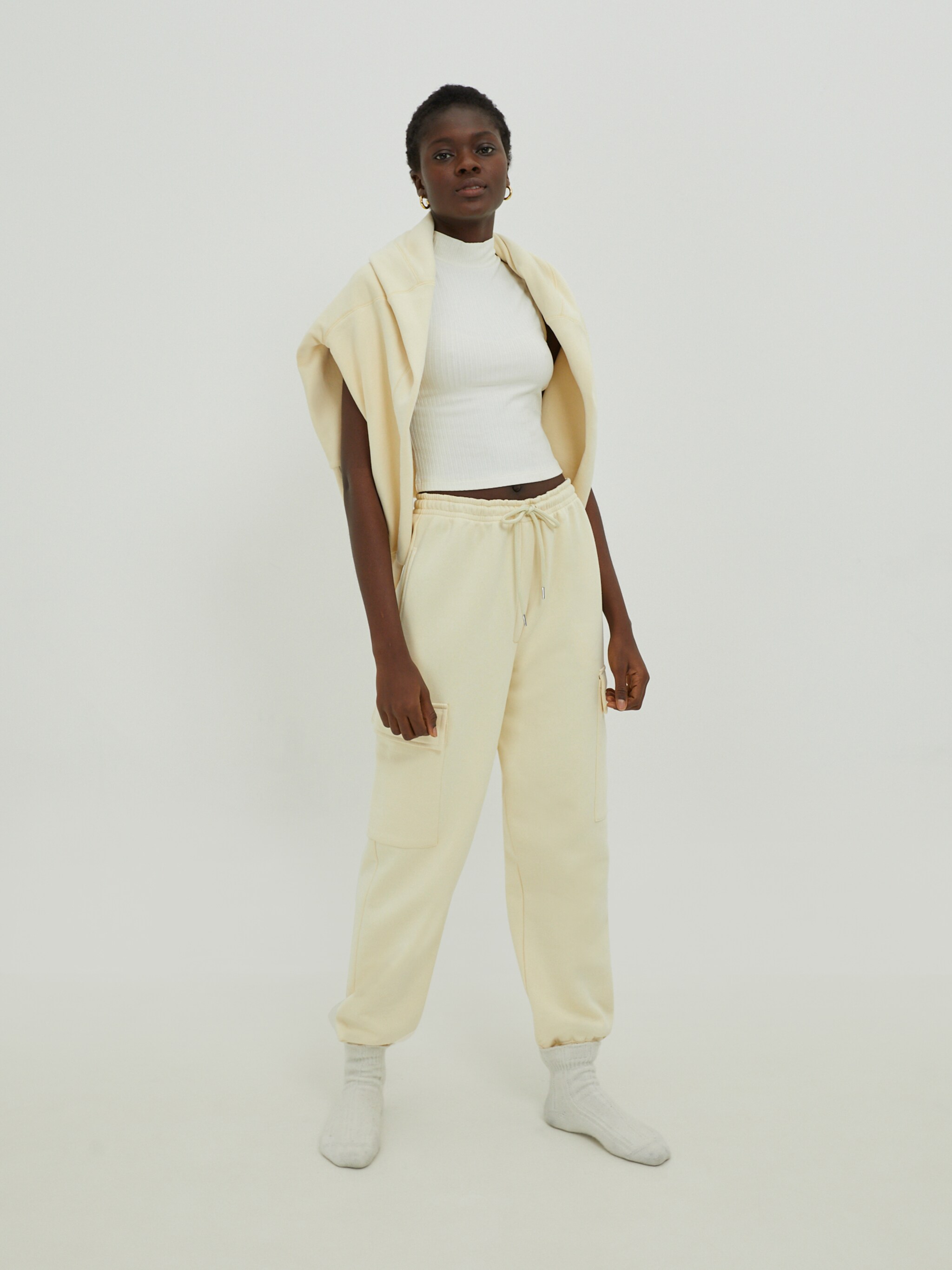 EDITED Produits Pantalon 'Reese' beige