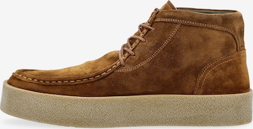 Marc O'Polo Lace-Up Boots 'Lukas' in Brown: front